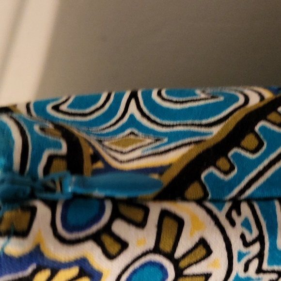 Blue & yellow mandala *east5th stretchy pencil Print Skirt - Picture 4 of 10